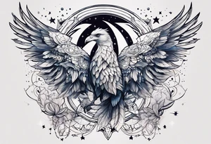 Constellation, animal tattoo idea