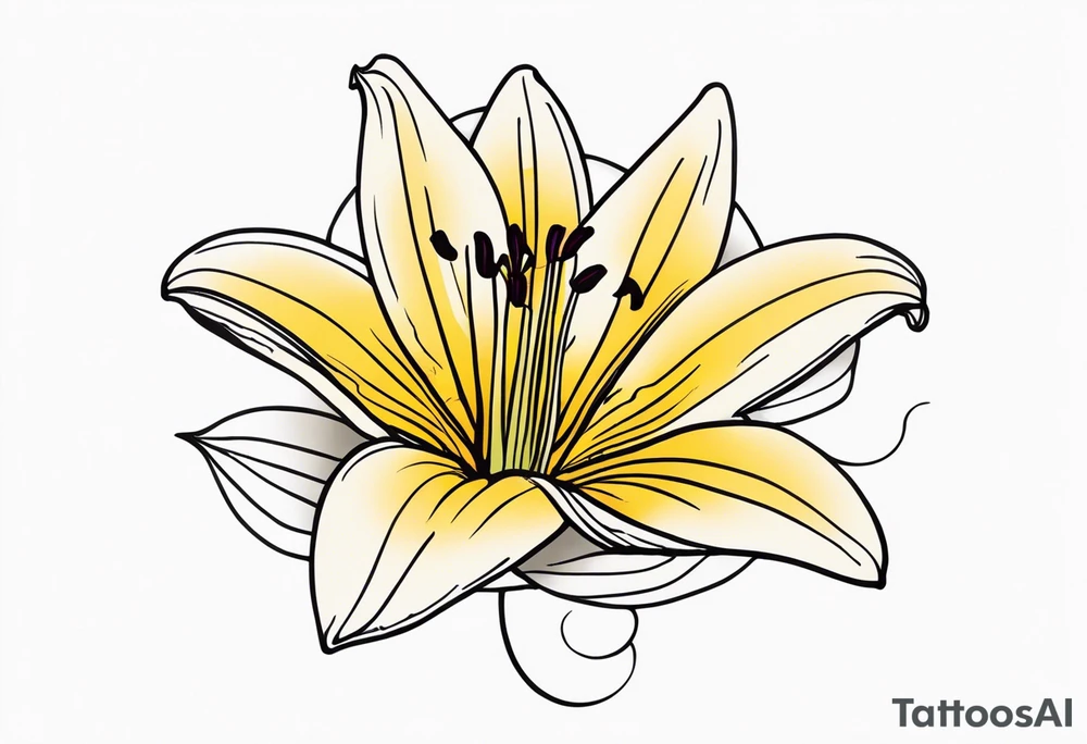 lily  flower tattoo idea
