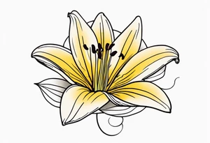 lily  flower tattoo idea