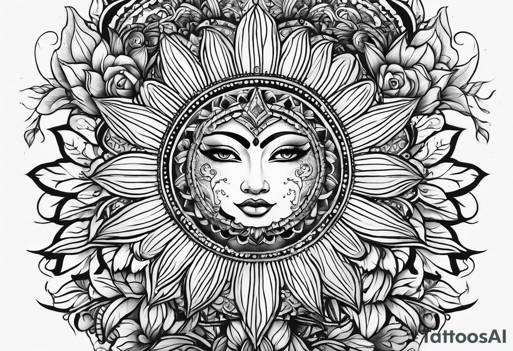 Sunshine tattoo idea
