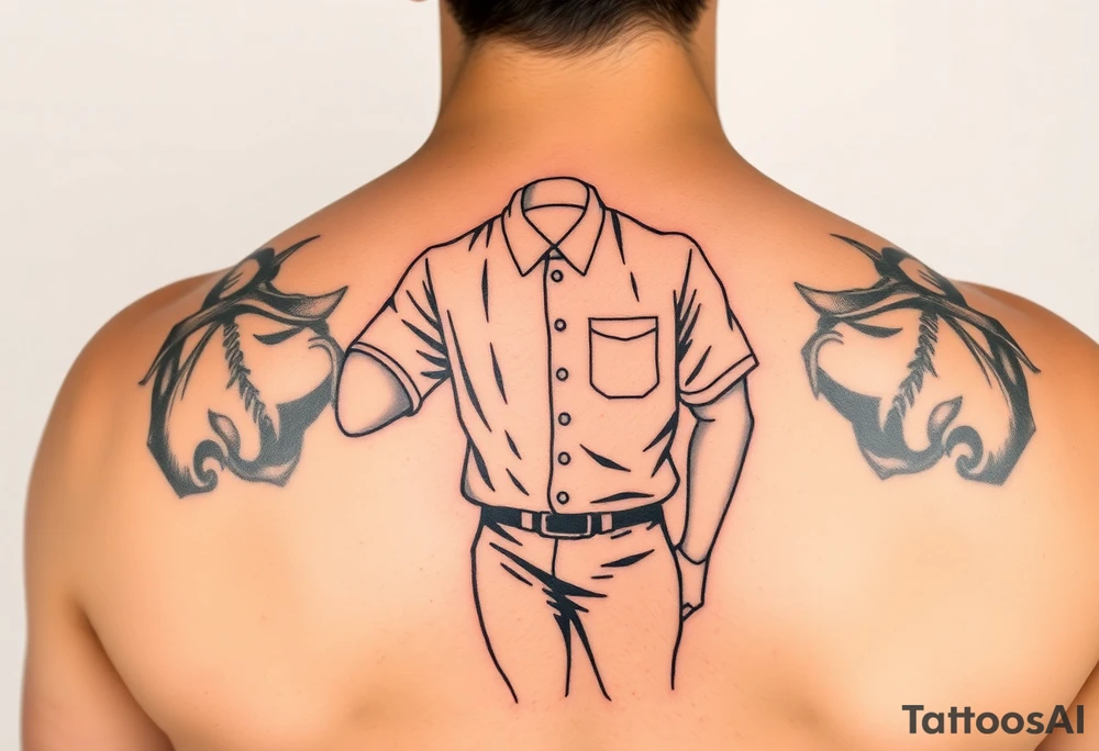 Baseball umpire wearing a chef outfit
\ tattoo idea