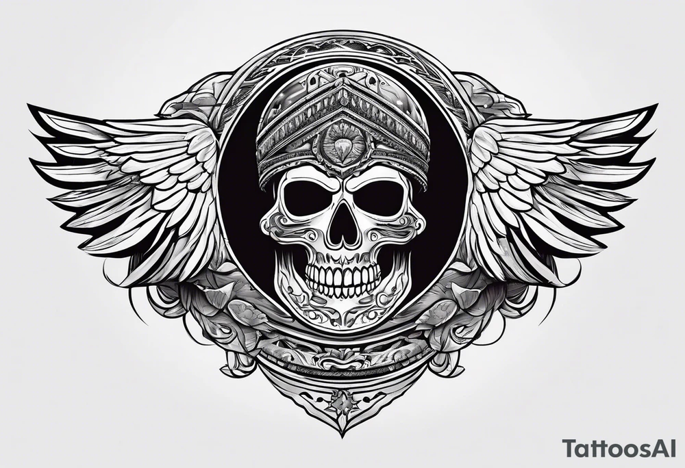 Ghost with sarape tattoo idea