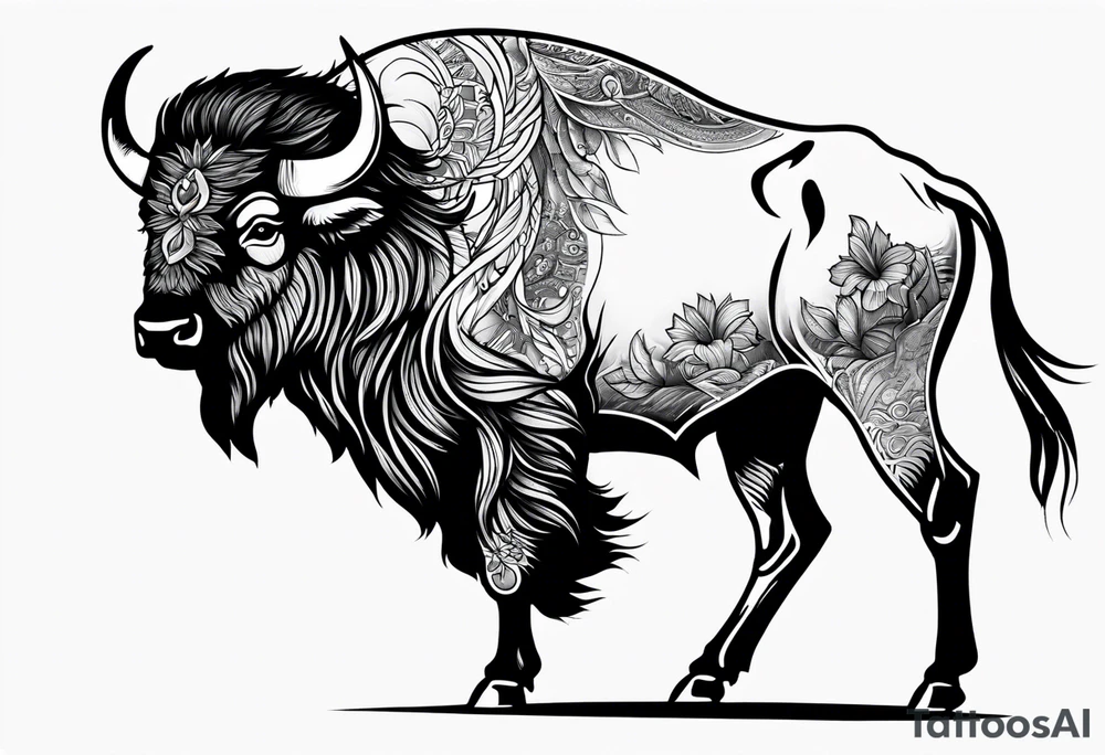 buffalo tattoo idea