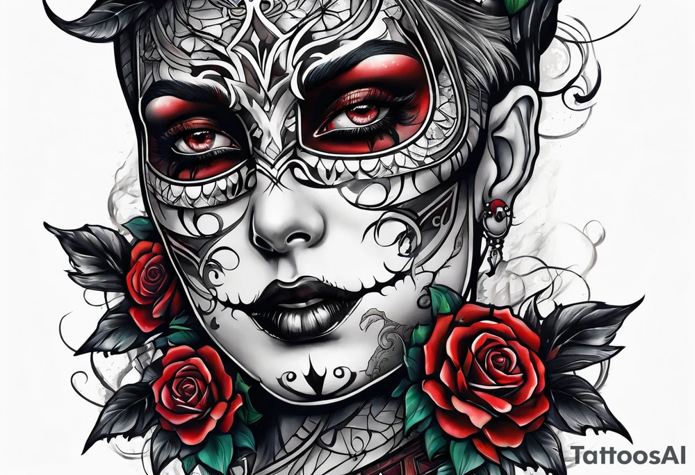 Horror tattoo tattoo idea