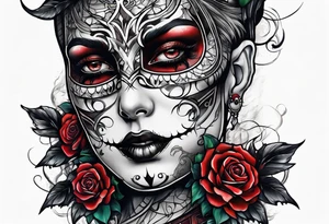 Horror tattoo tattoo idea