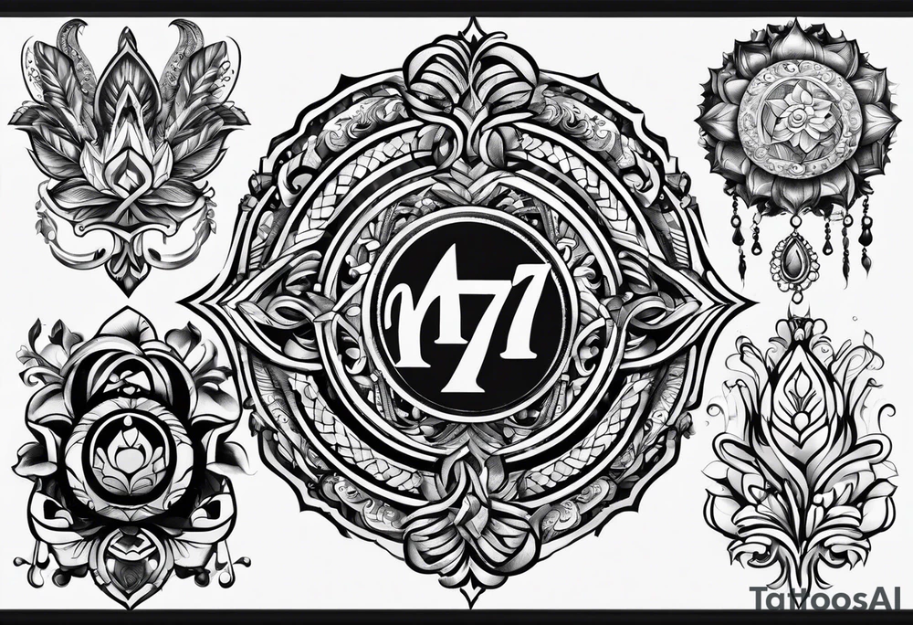 Number Seven tattoo idea