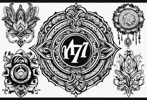 Number Seven tattoo idea