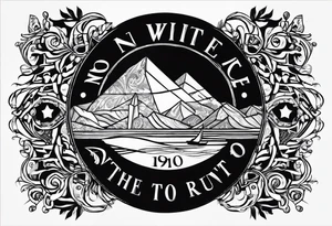 Write: no need to run after the time tattoo idea