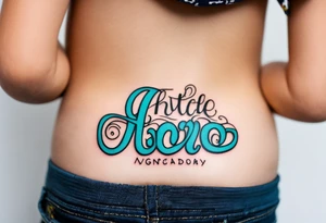 Room for 3 kids names tattoo idea