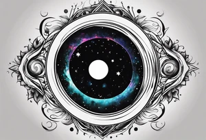 A black hole tattoo idea
