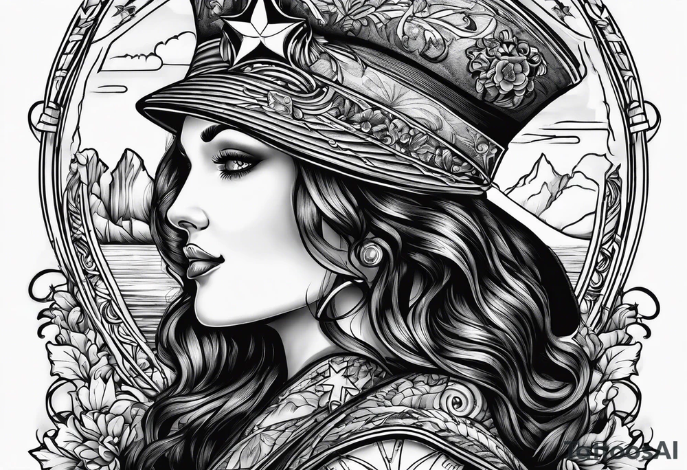 Texas, Colorado, world travel tattoo idea