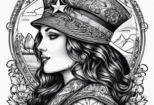Texas, Colorado, world travel tattoo idea