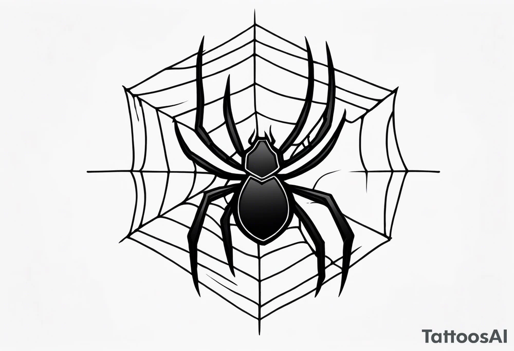 Spider tattoo idea
