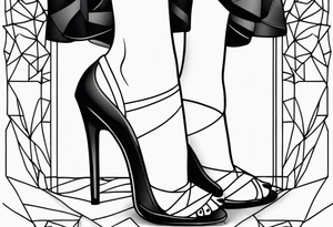 small near ankle tattoo idea