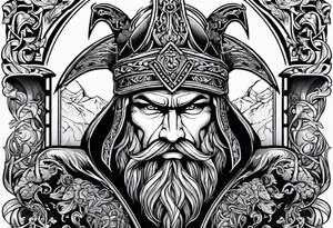 Irish warrior tattoo idea