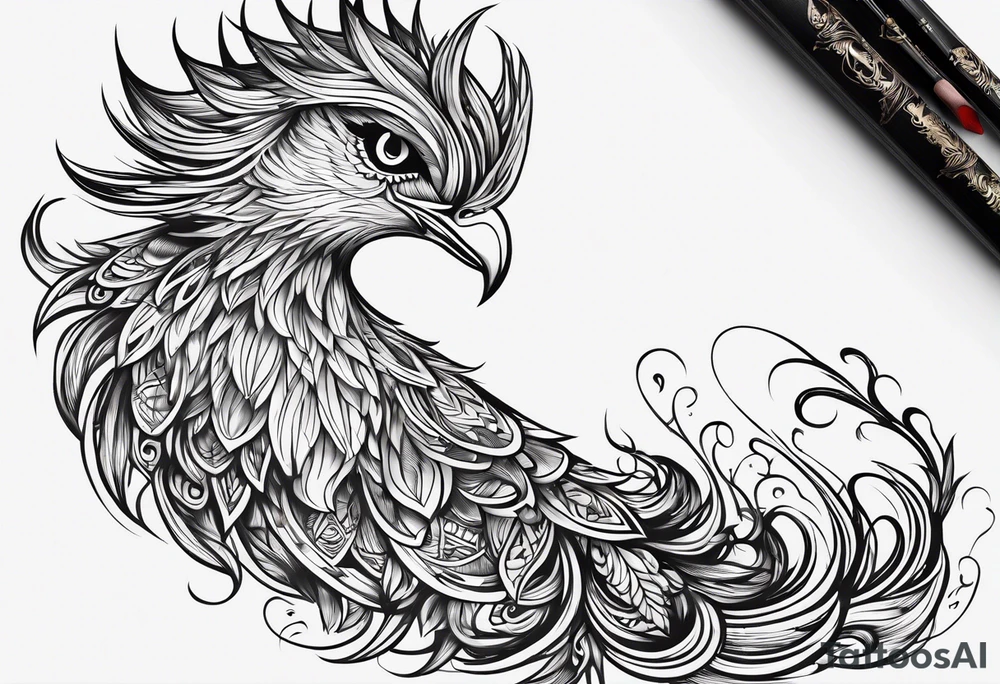 little pheonix tattoo idea