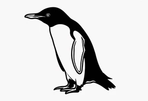 Penguin tattoo idea