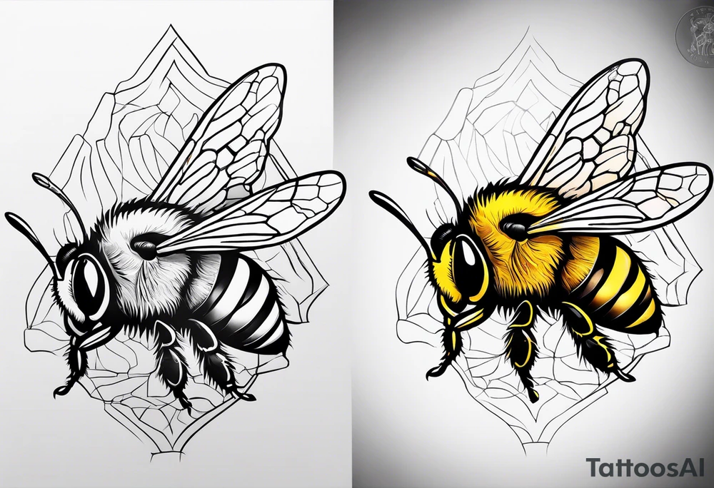 Bee hive tattoo idea