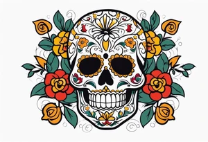 Dia de los muertes tattoo idea