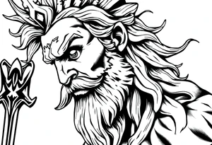 GREEK GOD tattoo idea