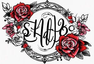 Sha &Faye
( in beautiful cursive) tattoo idea