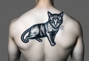 Black Cat tattoo idea