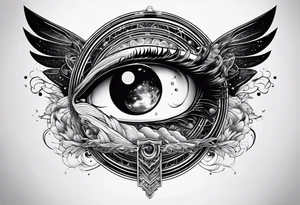 universe quantum field tattoo idea