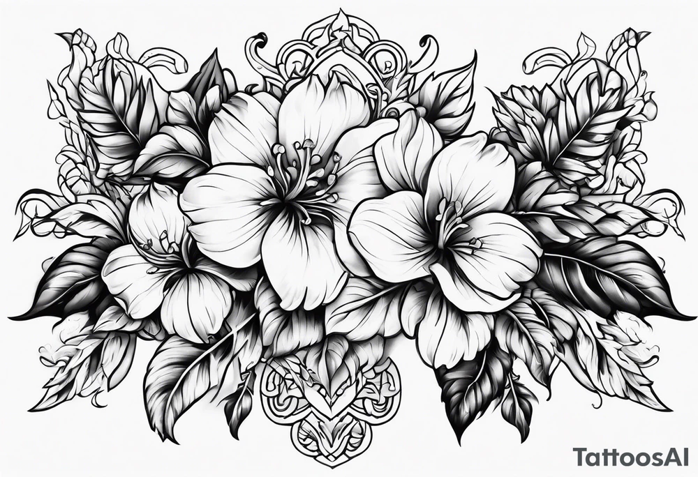 vine work tattoo idea