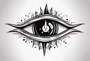 Hellsing bleeding eye logo tattoo tattoo idea