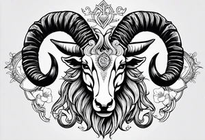 Capricorn and includes the letters sjy tattoo idea
