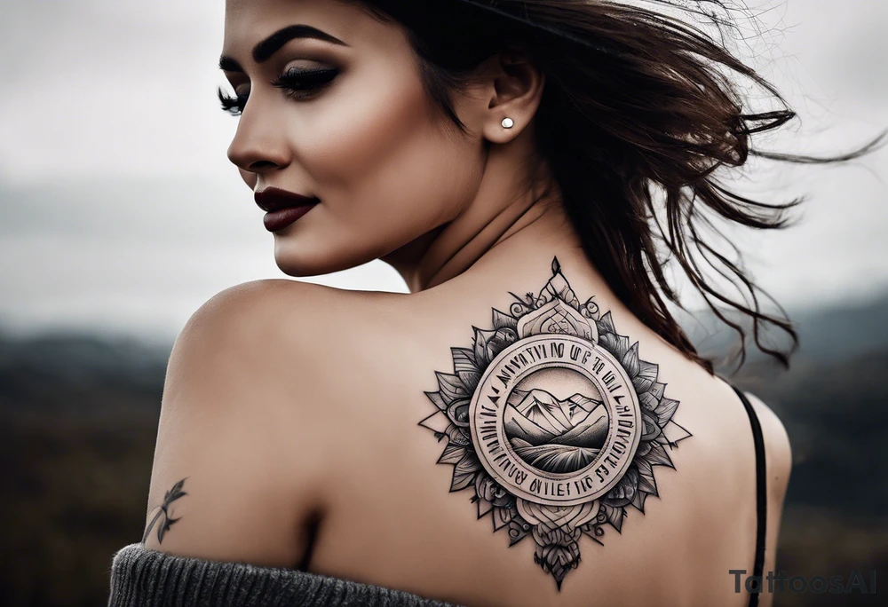 Simple tatoo of the quote, "anything or anyone that does not bring you alive is too small for you." tattoo idea