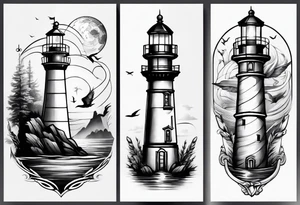 Lighthouse tattoo idea