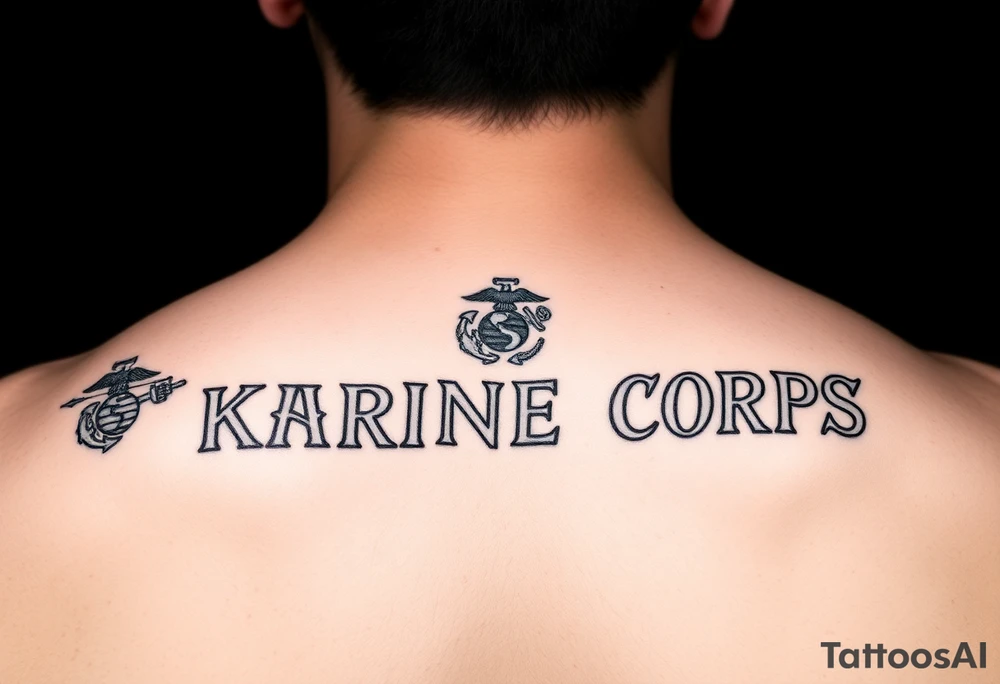 Republic of Korea
                Marine Corps
lettering to left arm tattoo idea