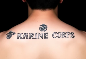 Republic of Korea
                Marine Corps
lettering to left arm tattoo idea