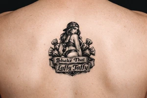 Girl shake that laggy taffy caaaaandy giiirl tattoo idea