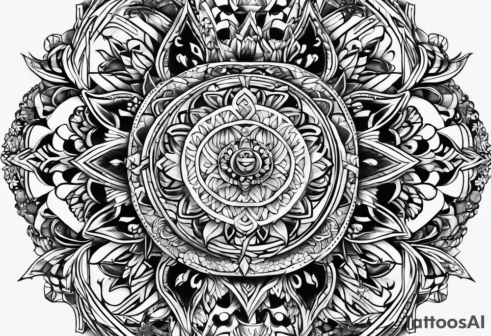 Hokejka puk tattoo idea