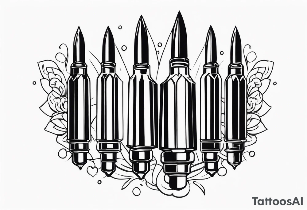 bullets tattoo idea