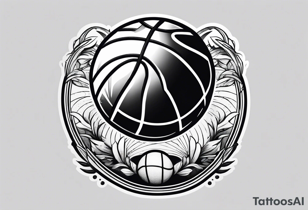 Basketball tattoo idea