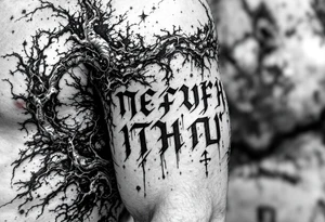 lord of the rings elvish language tattoo idea