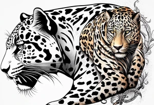 jaguar hunting tattoo idea