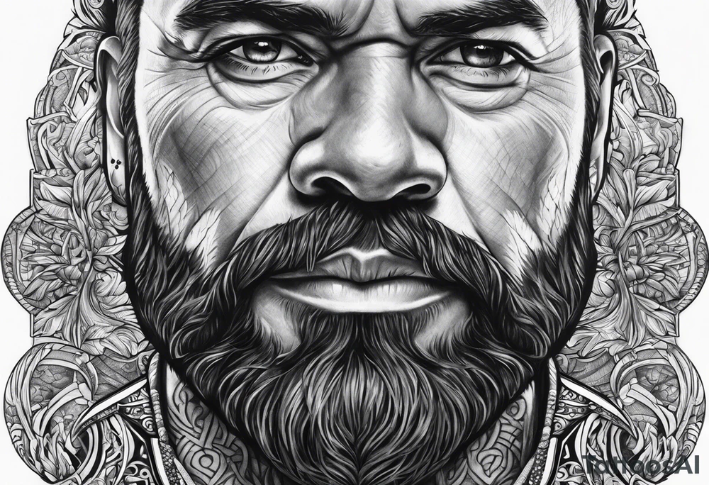 Father strong tattoo idea