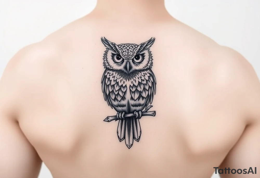 Owl tattoo idea