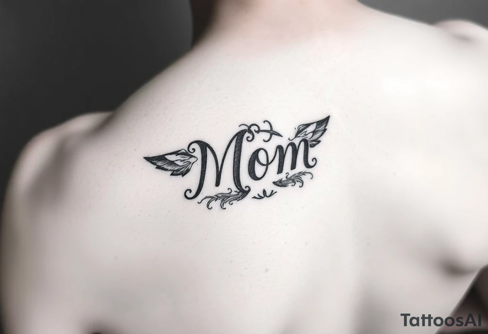 memorial for mom for wrist tattoo idea