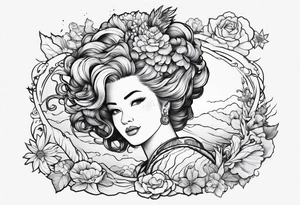miss frizzle with tattoos tattoo idea