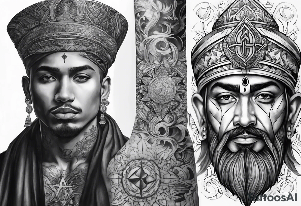 Create a new religion tattoo idea