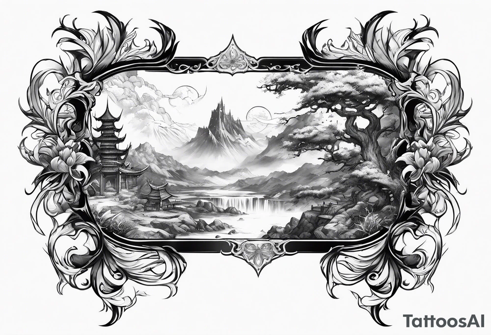Final Fantasy XIV sleeve tattoo idea