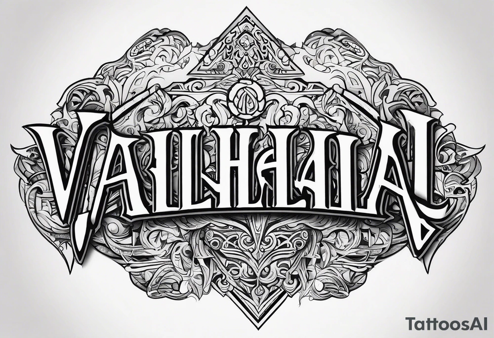 Valhalla mist tattoo idea