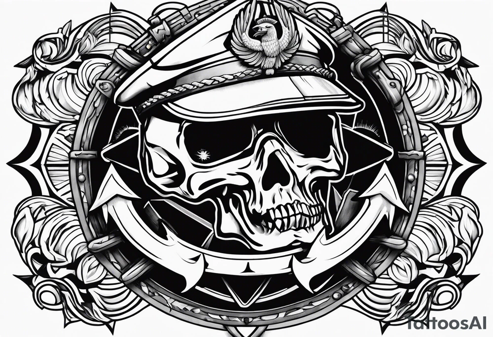 United States Marine tattoo idea