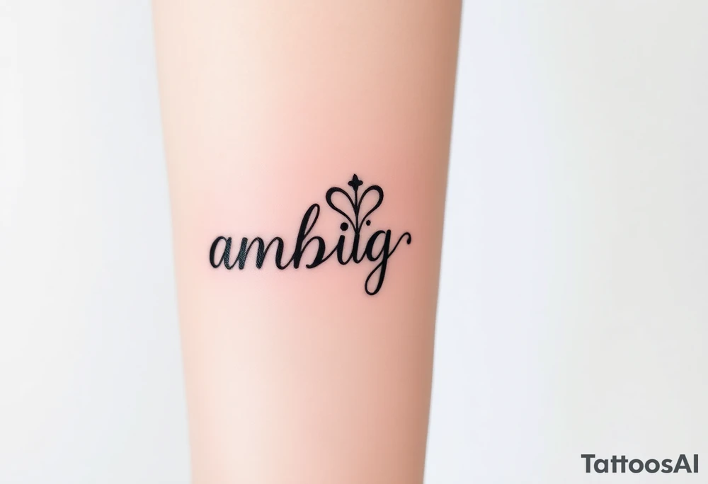 ambigram
Color splash tattoo idea