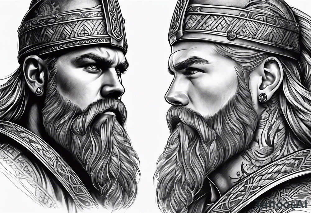 Viking sailor tattoo idea